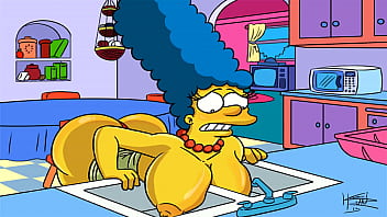 The Simpsons Hentai – Marge Sexy (GIF)